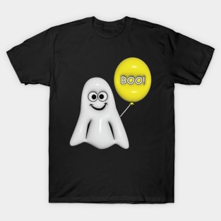 Boy Ghost with Yellow Balloon T-Shirt